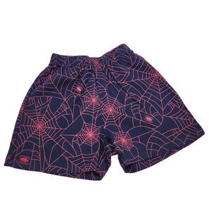 Toddler Spider-Man Inspired Shorts Cotton Black With Red Size 4 NWOT